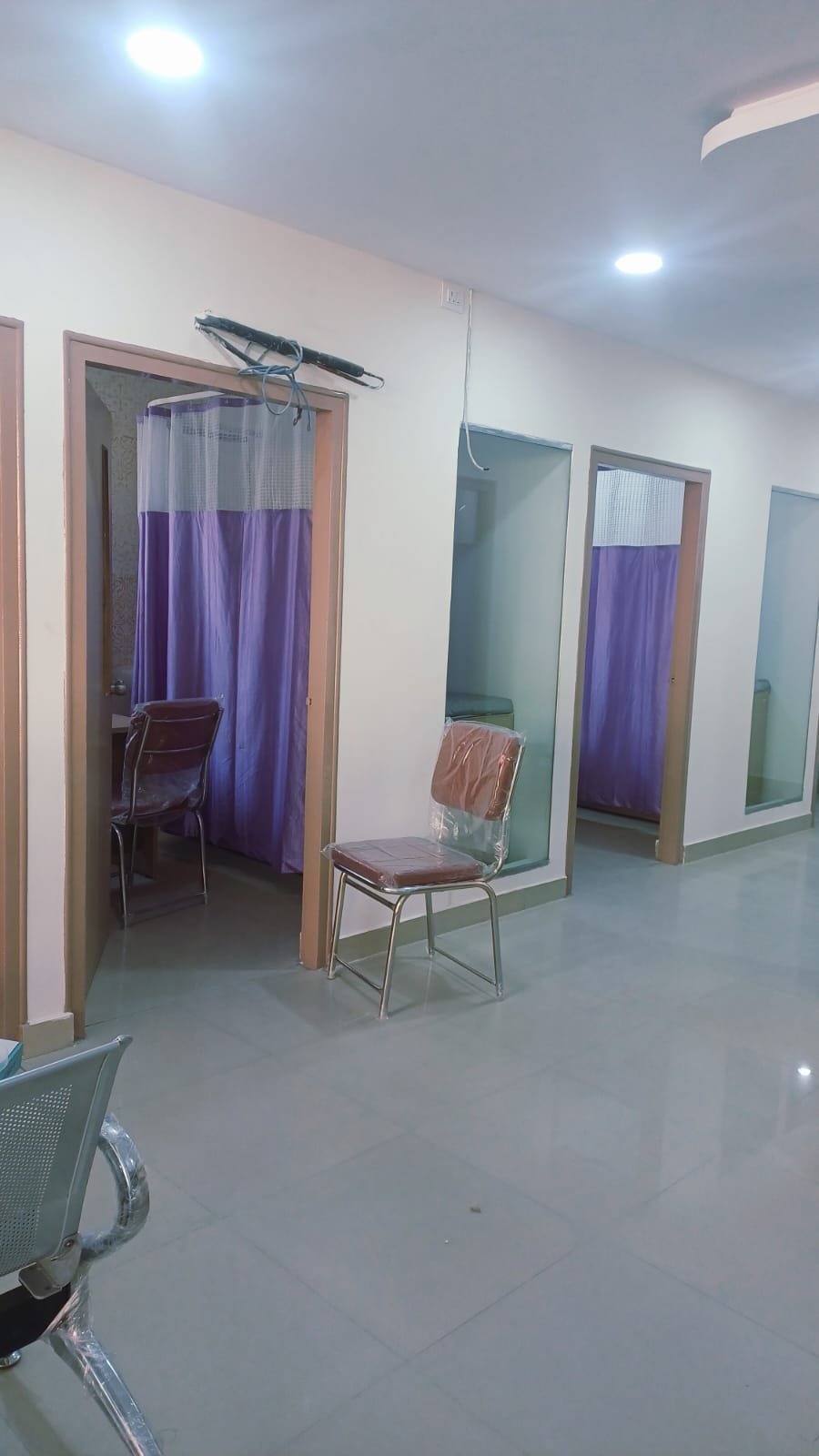 Clinic Door Curtains – Purple